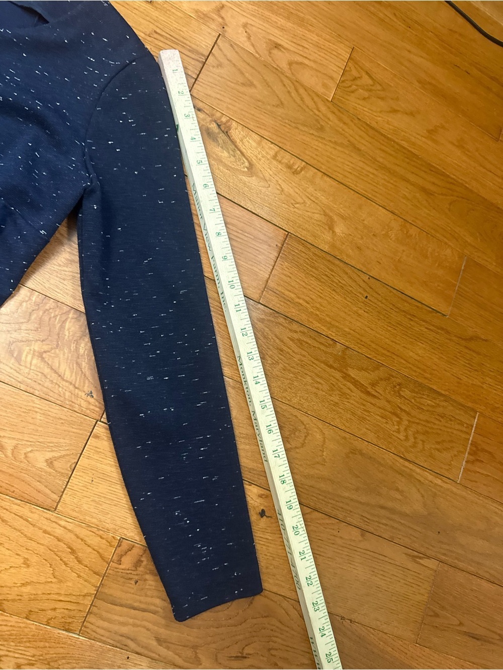 Madewell ‘Gia’ Marled Navy Long Sleeve Ponte Knit Dress NWOT - Picture 9 of 10